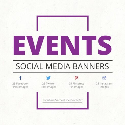Events Social Media Banners cover image.