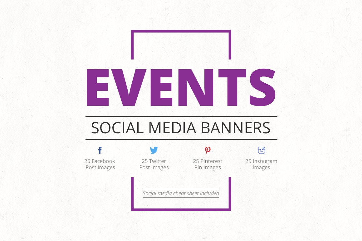 Events Social Media Banners cover image.