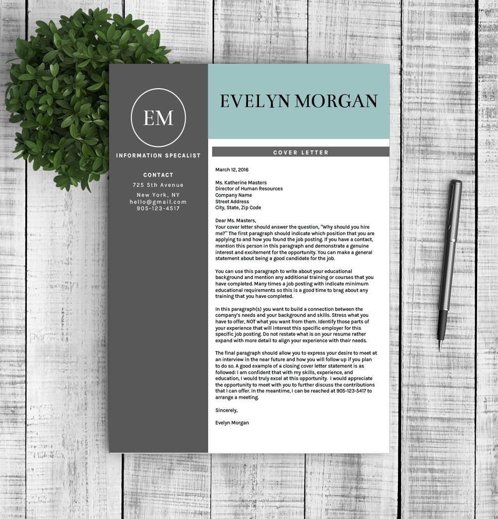 Resume & Cover Letter - Evelyn preview image.