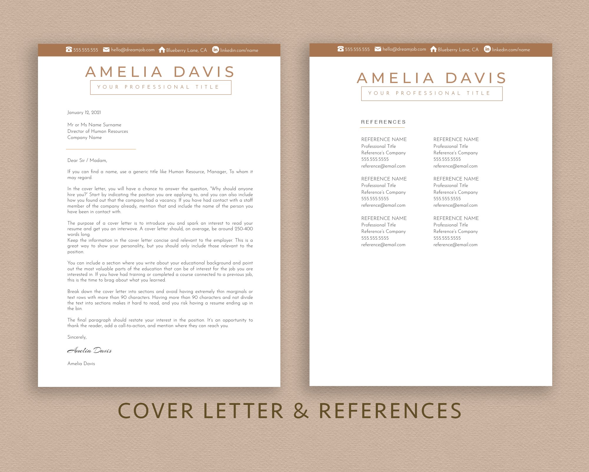 coverletter references 148