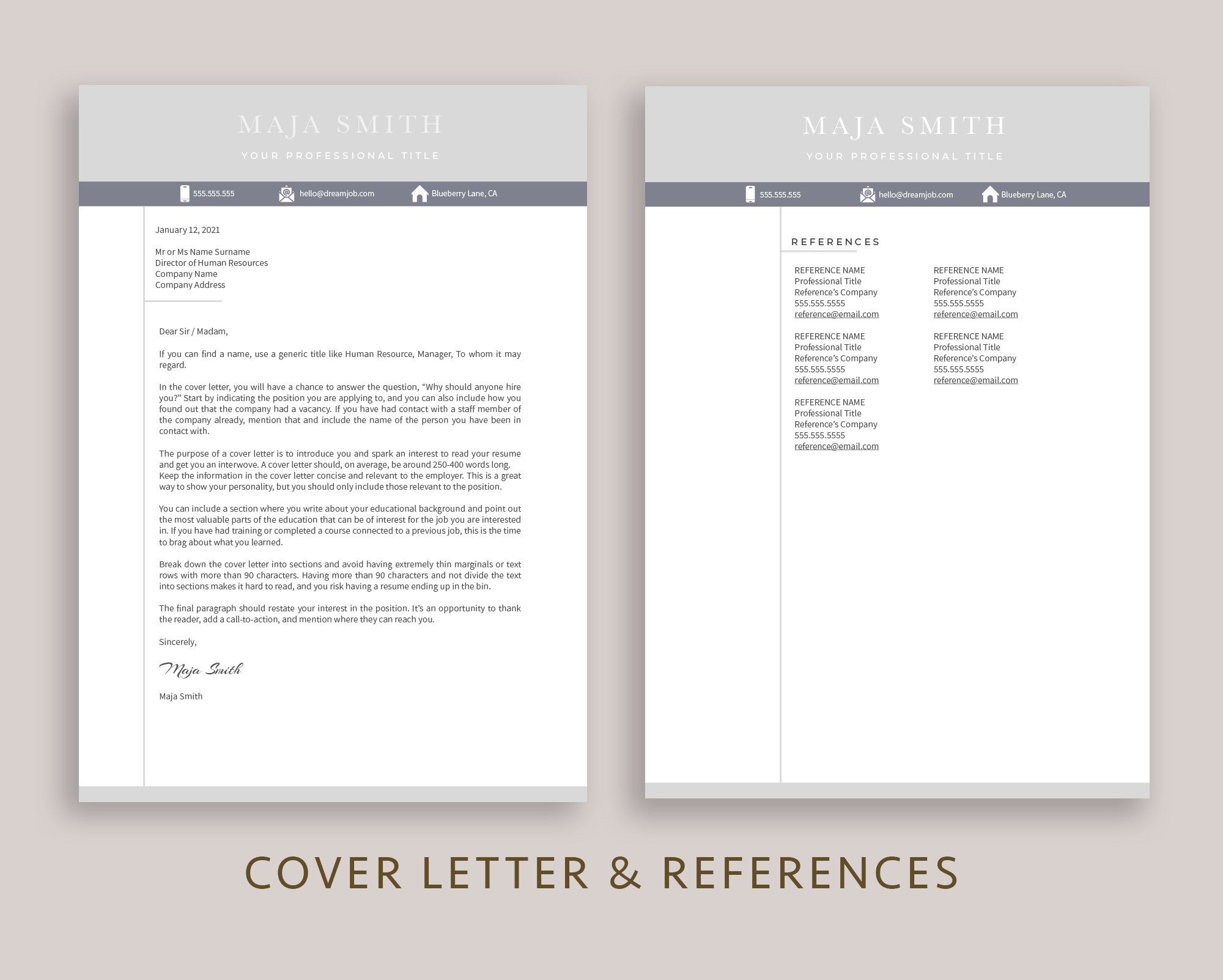 coverletter references 769