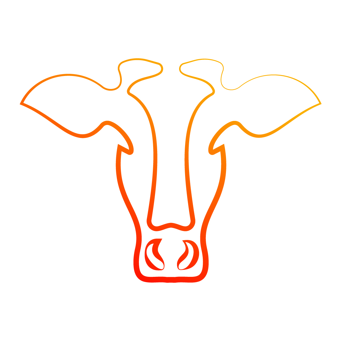 Cow head logo vector template, Stock Vector, Vector And Low Budget Royalty  Free Image. Pic. ESY-045846145 | agefotostock