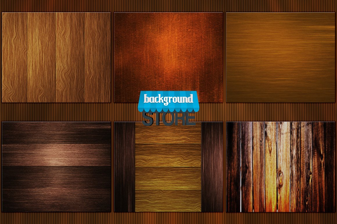 Wooden Background Textures preview image.