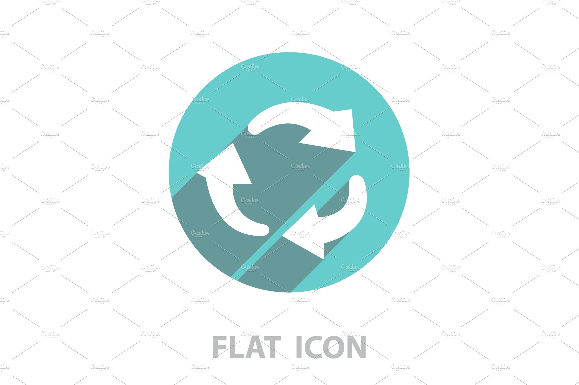 rotation arrows in a circle web icon cover image.