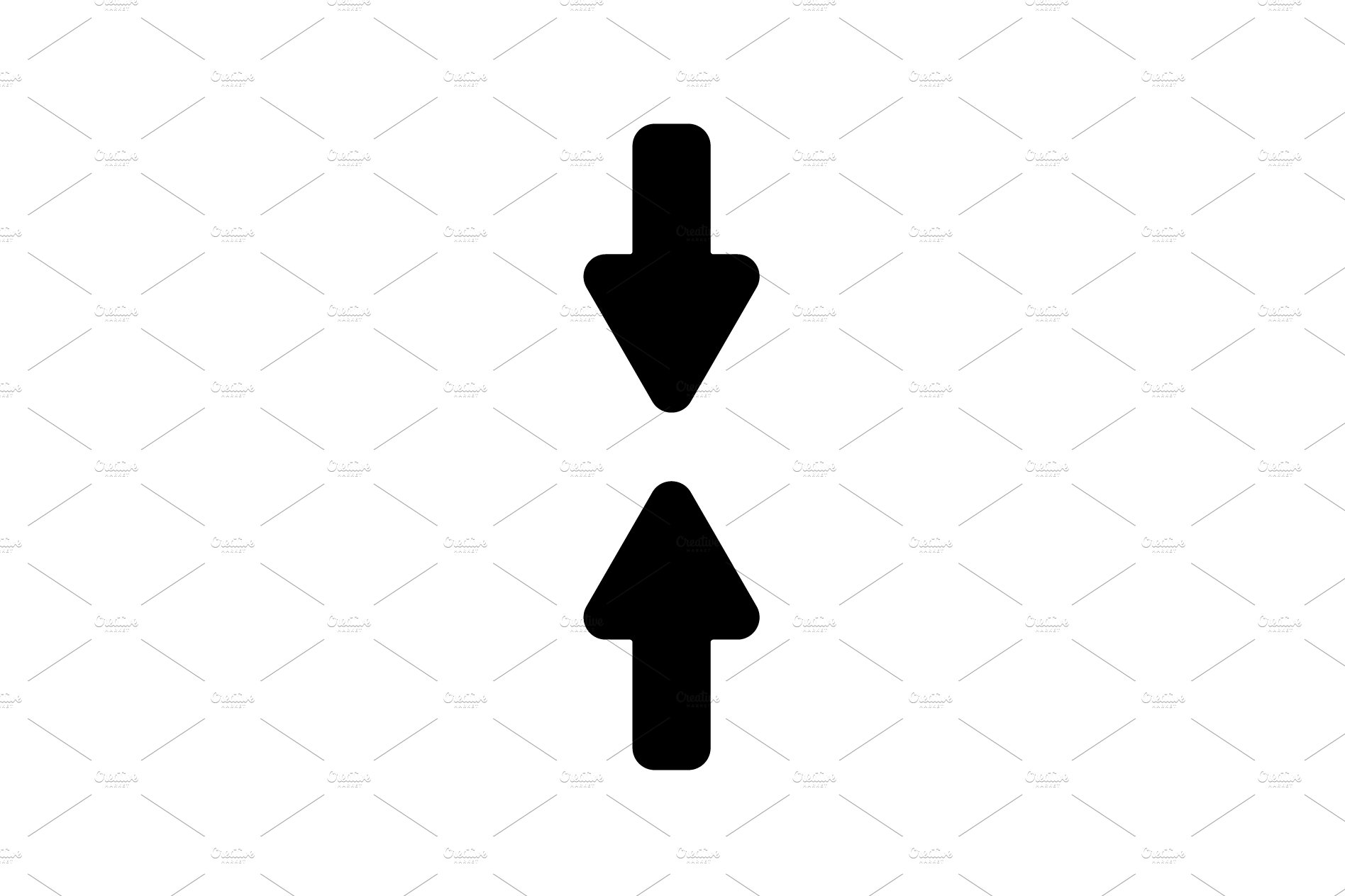 Web line icon. Arrows up and down cover image.