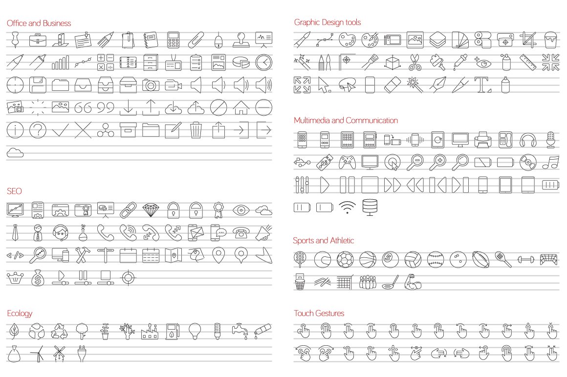 creative market line icons preview1 789