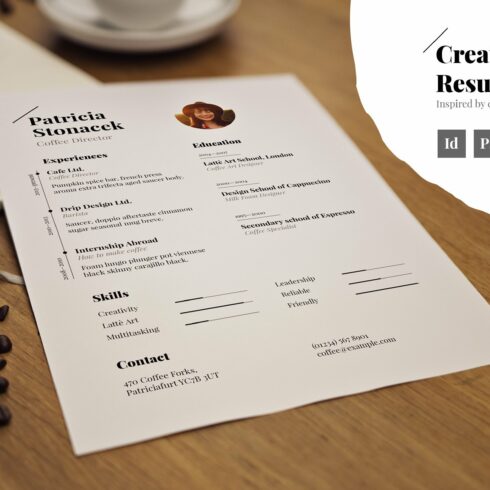 Creative Resume/CV cover image.