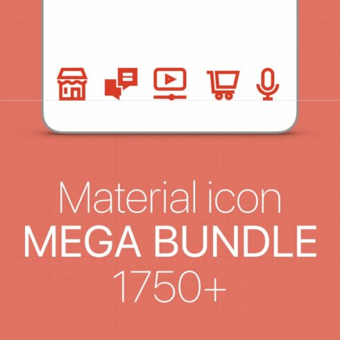 Material Icon Mega Bundle 1750+ cover image.