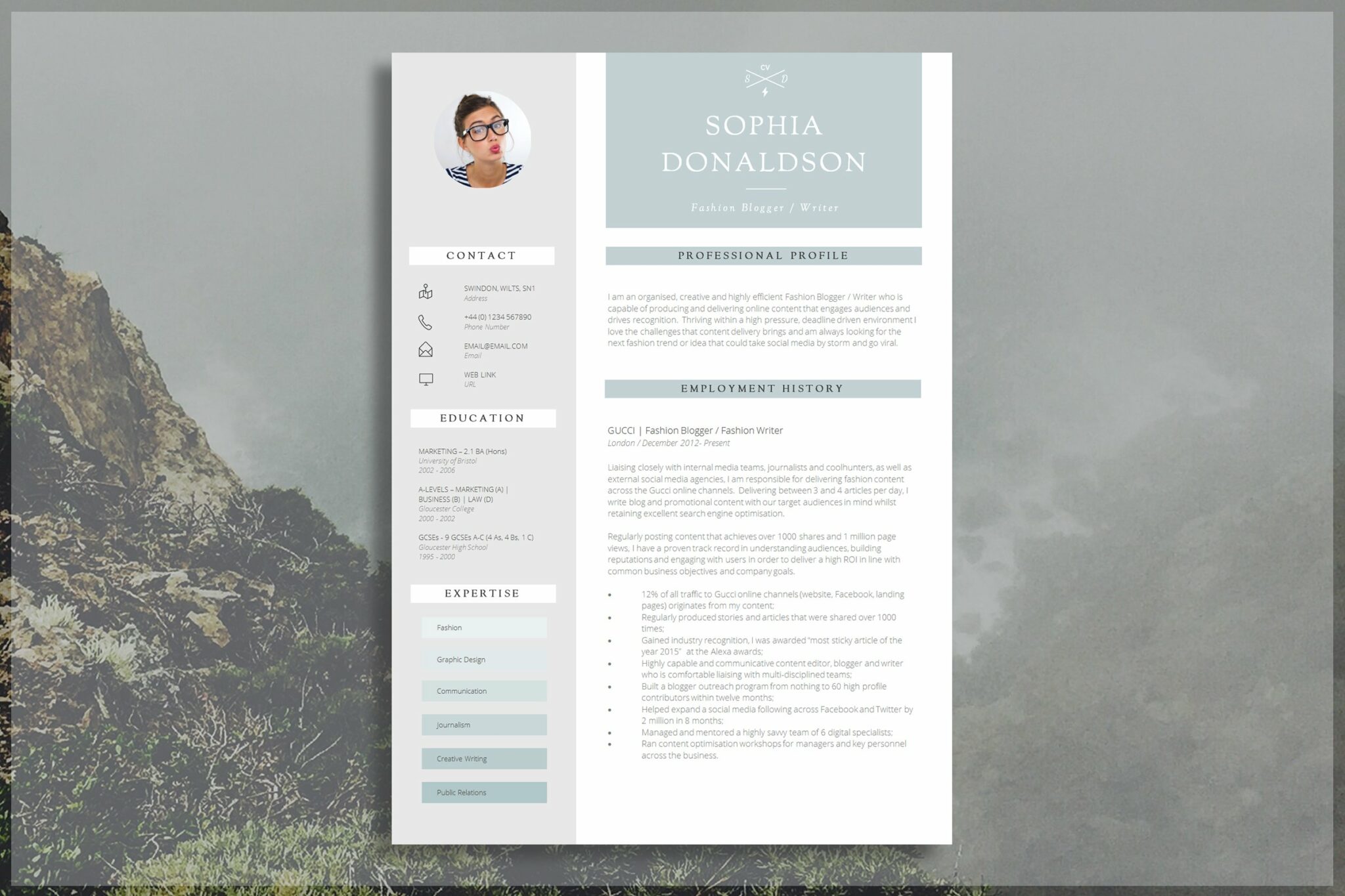 CV | Resume Template – MasterBundles