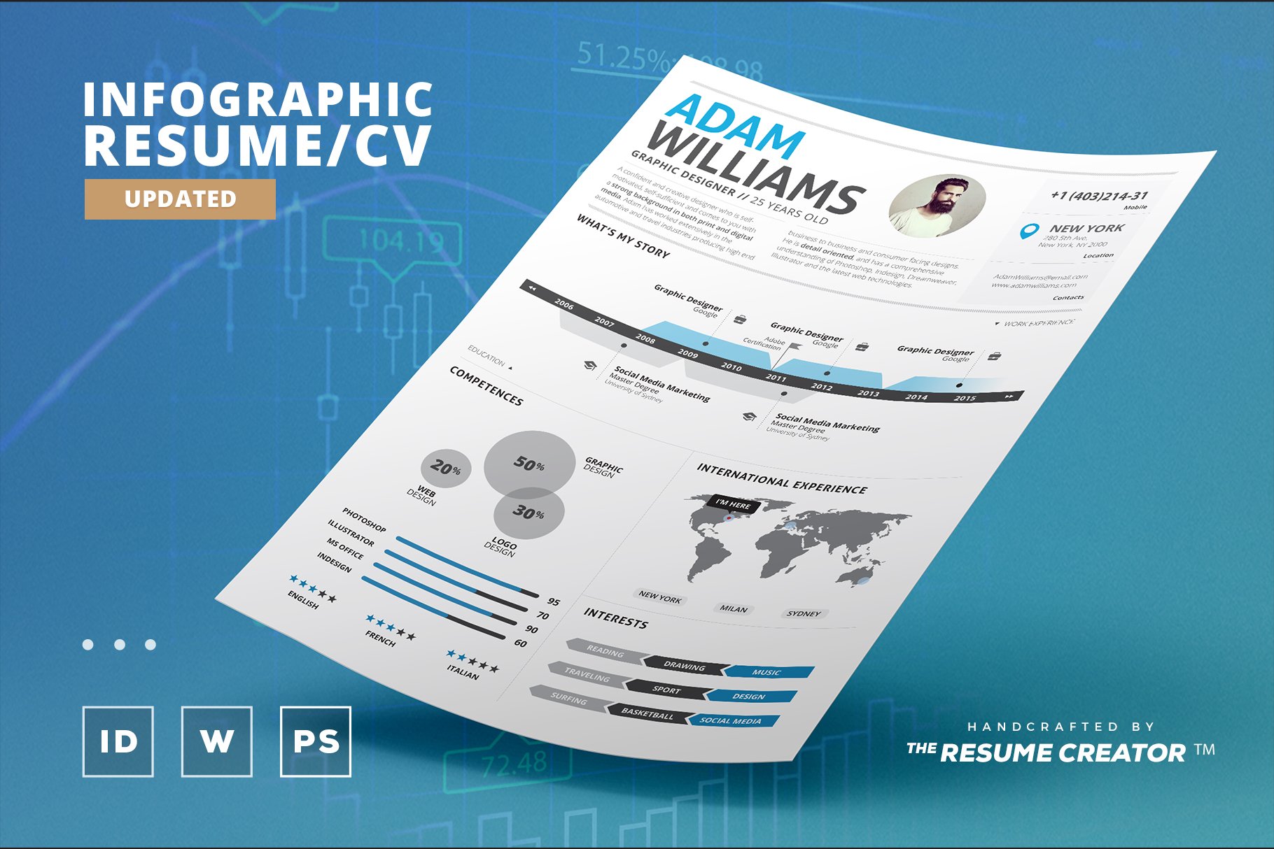 Infographic Resume/Cv Template Vol.2 cover image.