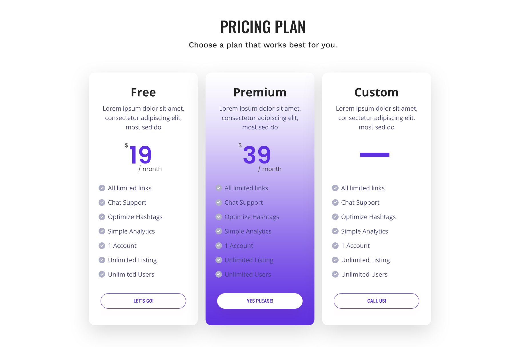 Pricing Plan preview image.