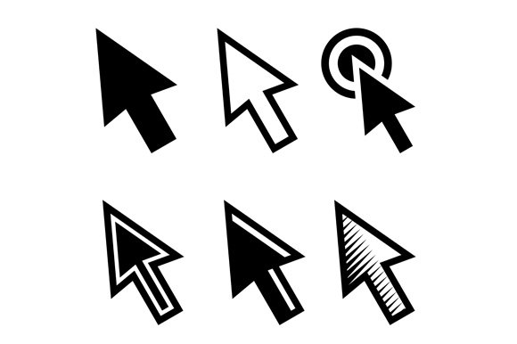 Arrow Cursors Symbol Icons Set cover image.