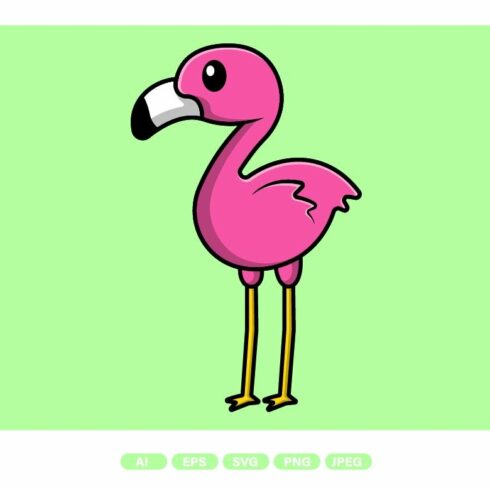 Cute Flamingo cover image.