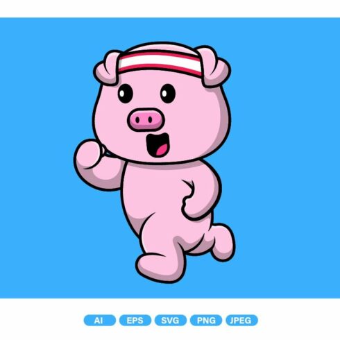 Cute Pig Running cover image.