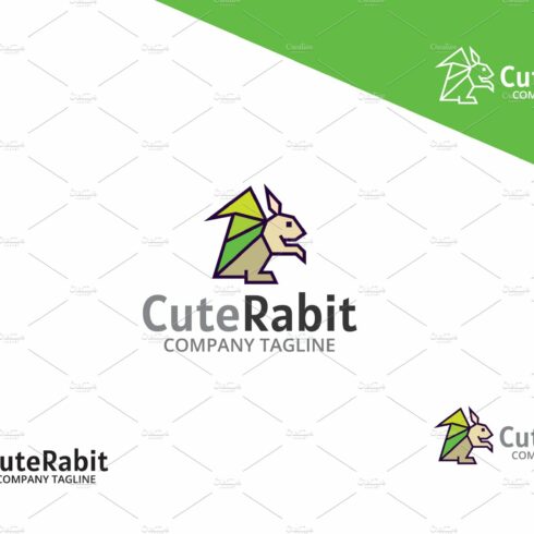 Cute Rabbit Logo cover image.
