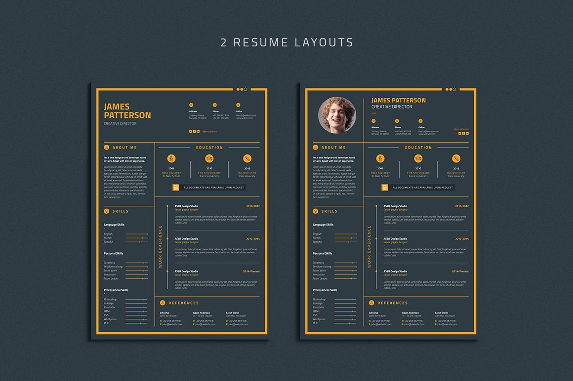 Resume / CV preview image.