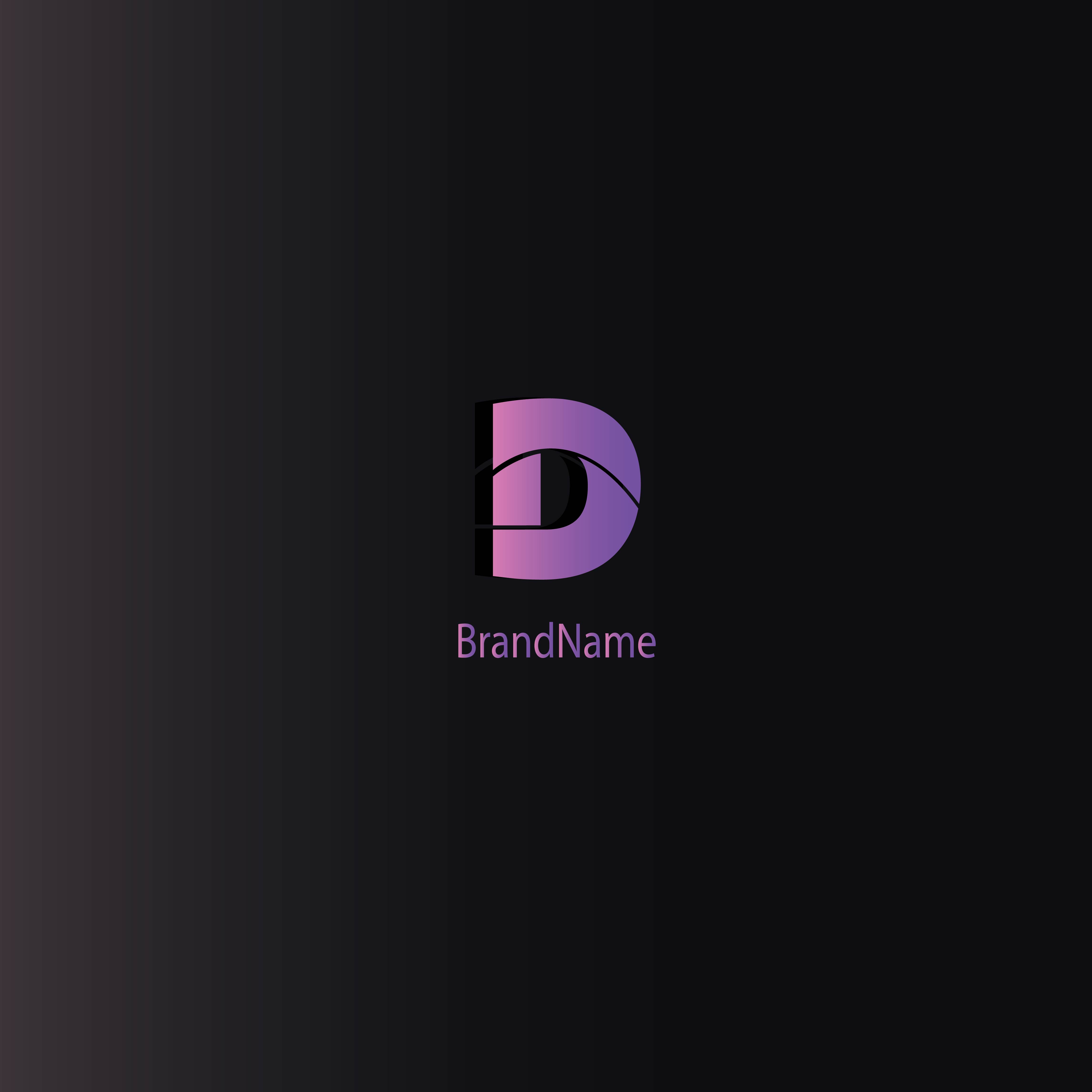 Logo for a brand with a letter d.
