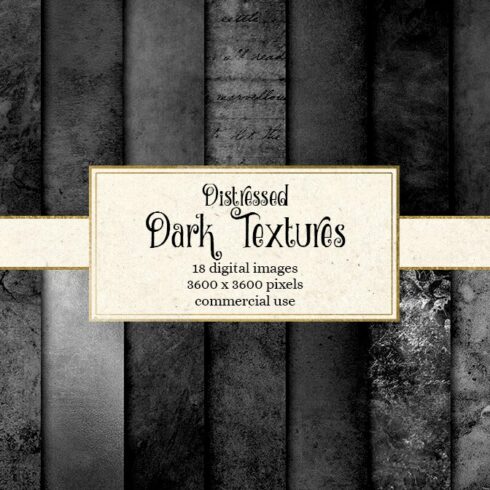 Distressed Dark Textures cover image.