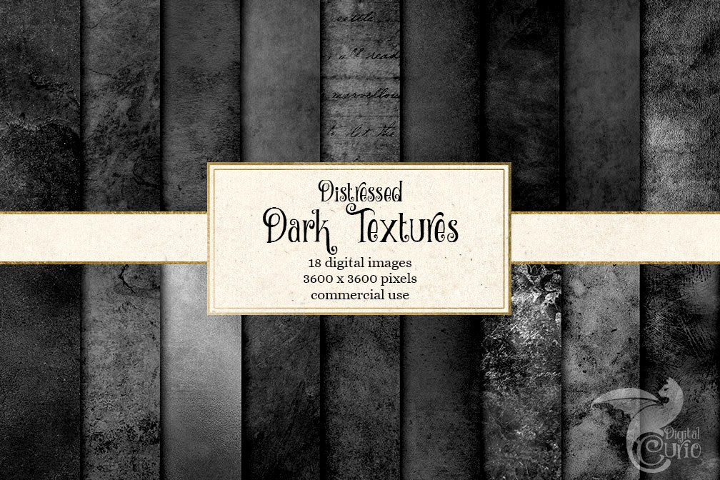 Distressed Dark Textures cover image.
