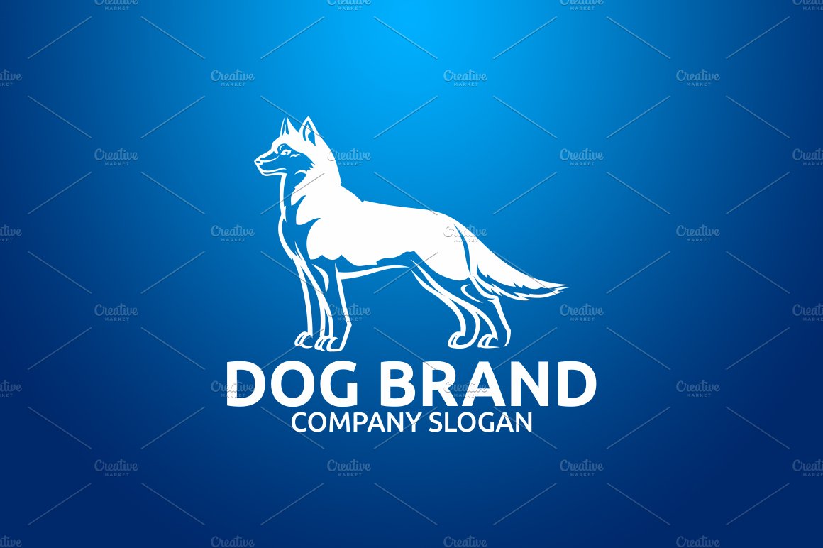 dog logo brand