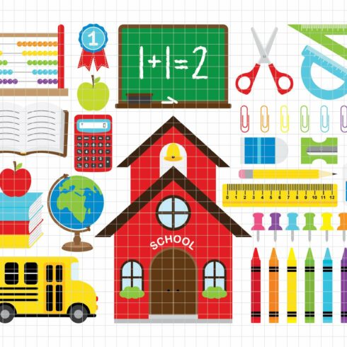 Back To School Clipart (DC17) cover image.