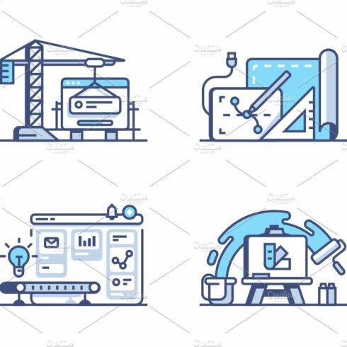 Graphic and web design icons cover image.