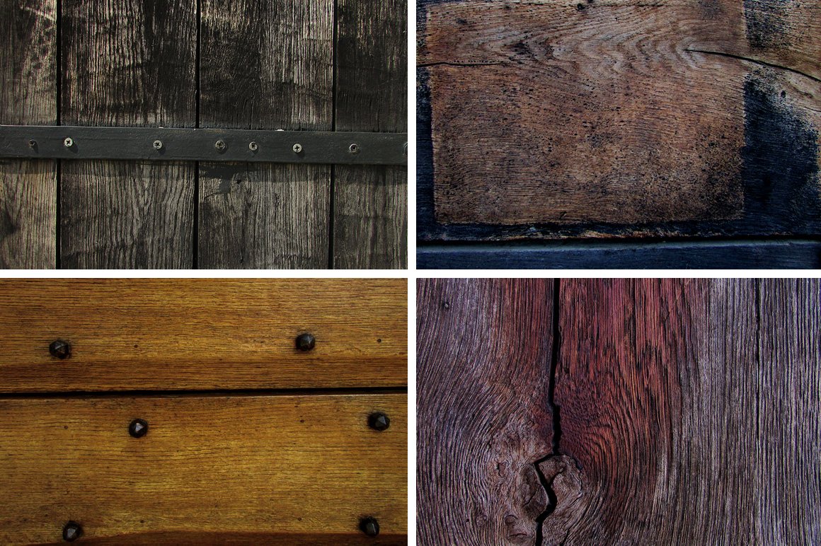 14 Wood Textures preview image.