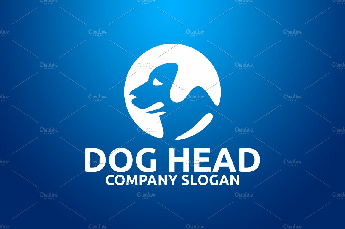 Dog Head Logo preview image.