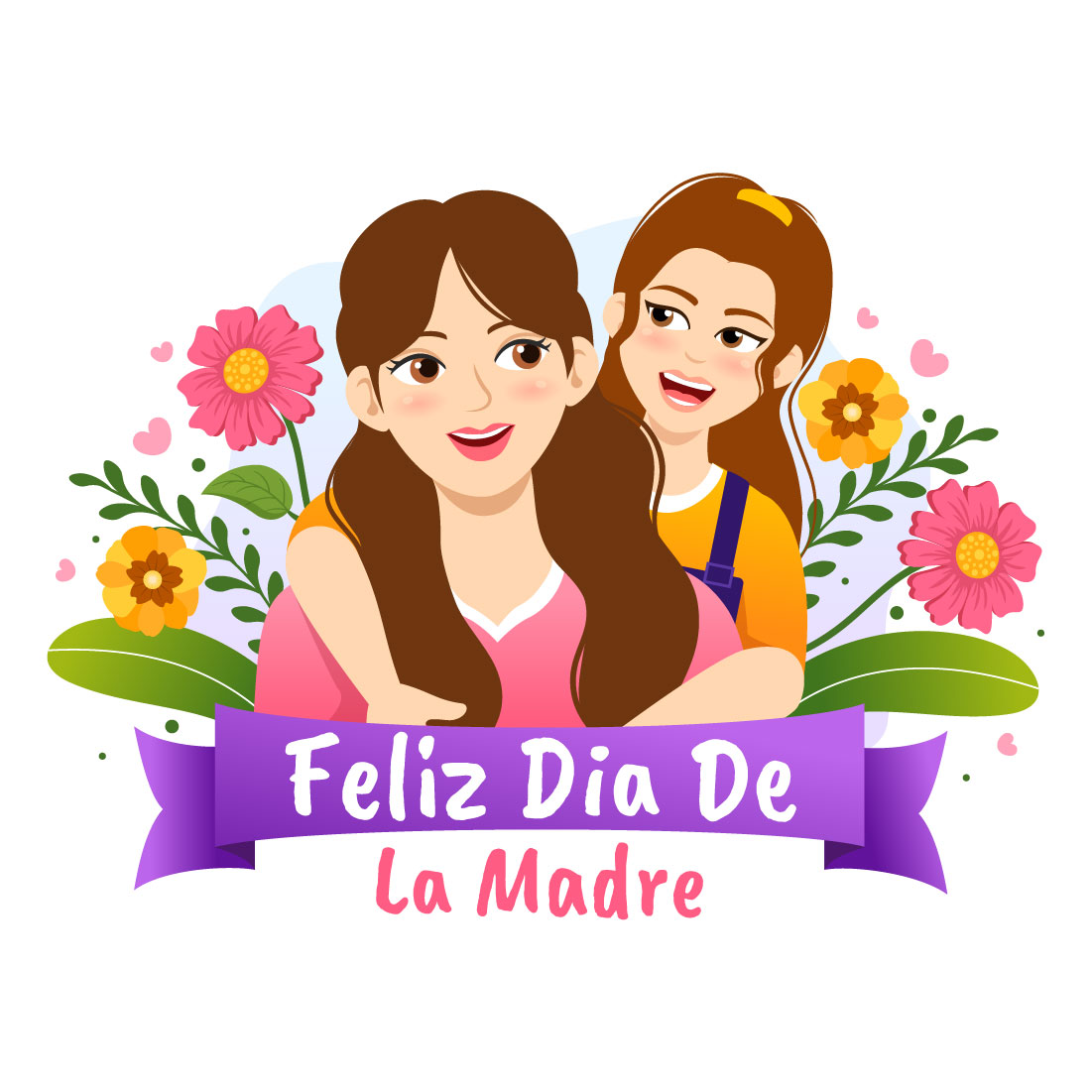 16 Feliz Dia De La Madre Illustration preview image.