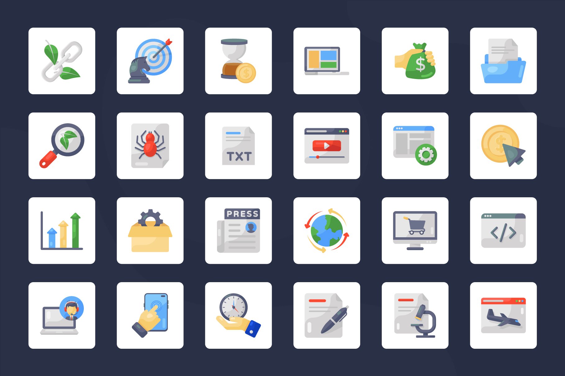 digital marketing and seo icons preview 5 31