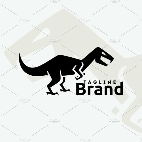 Dinosaur Logo Template cover image.