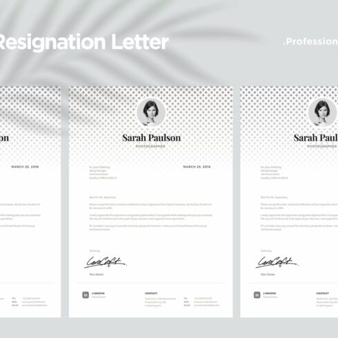 Resignation Letter Template cover image.