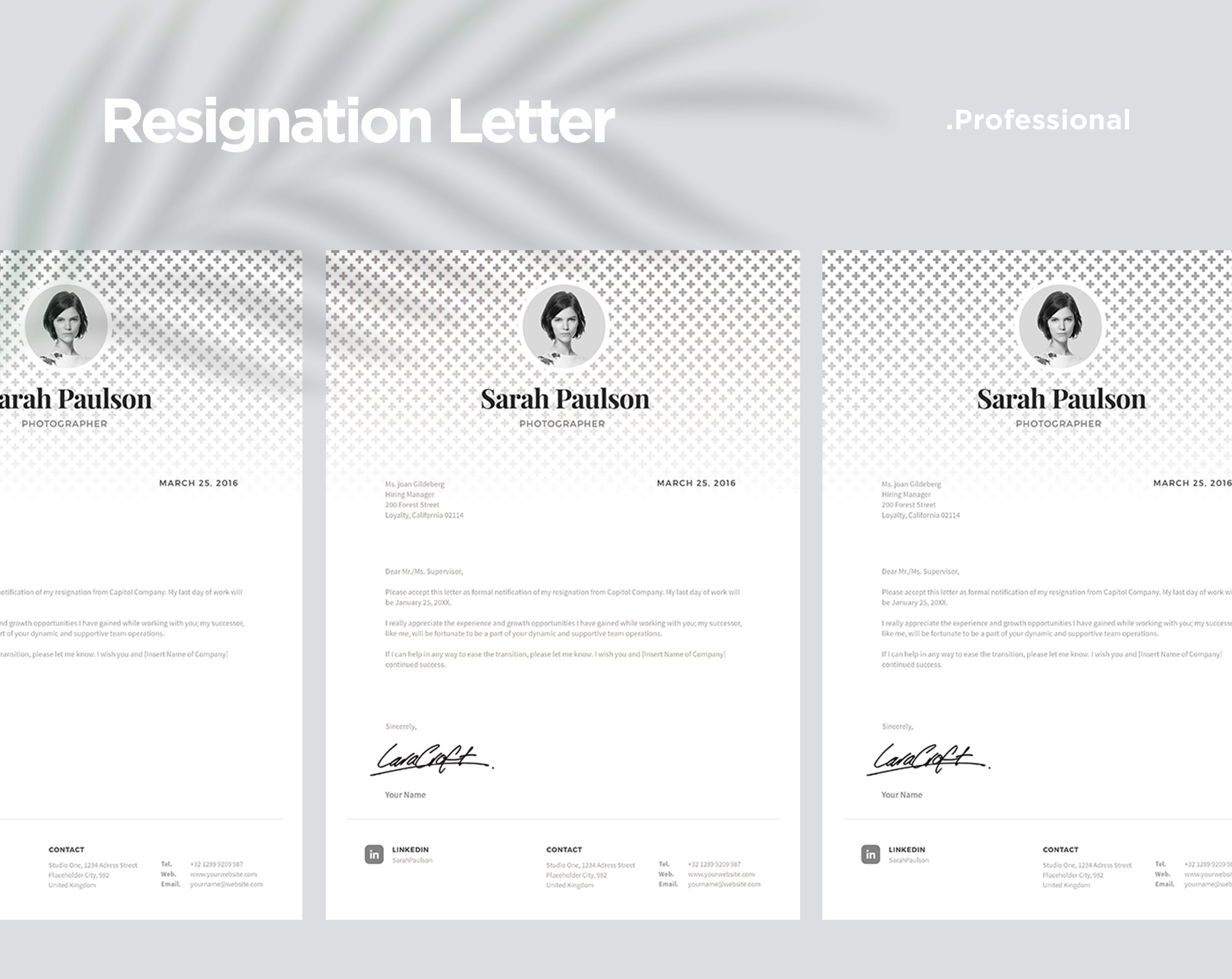 Resignation Letter Template cover image.