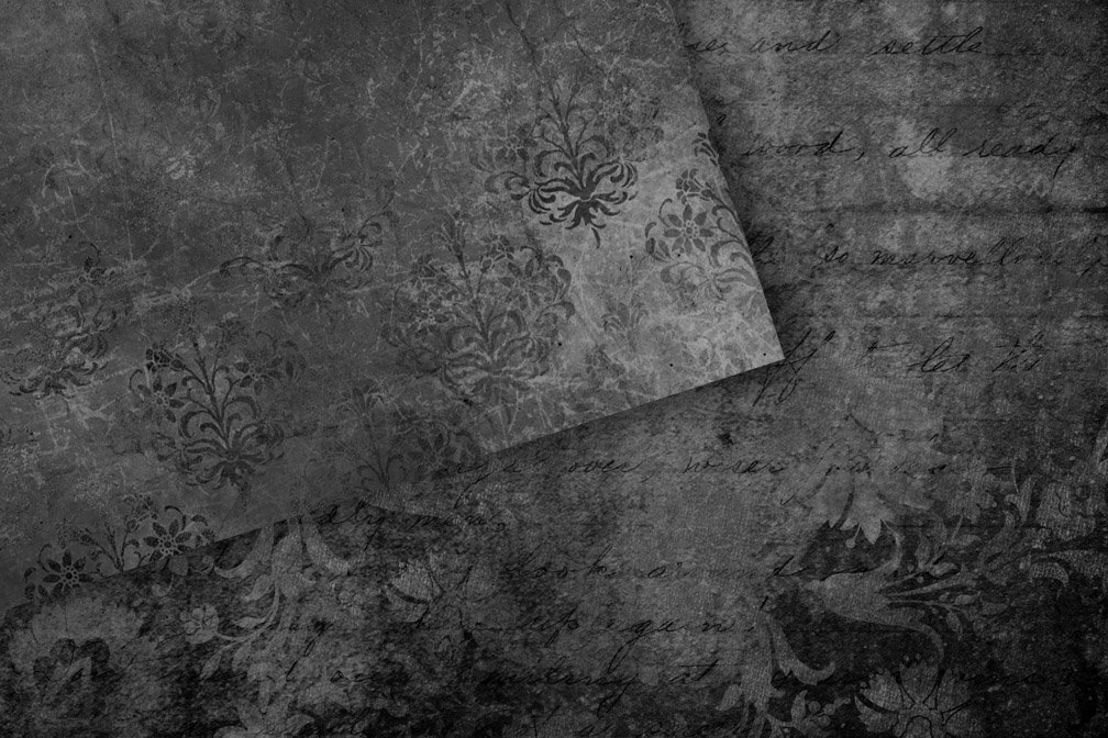 Black Distressed Damask Textures preview image.