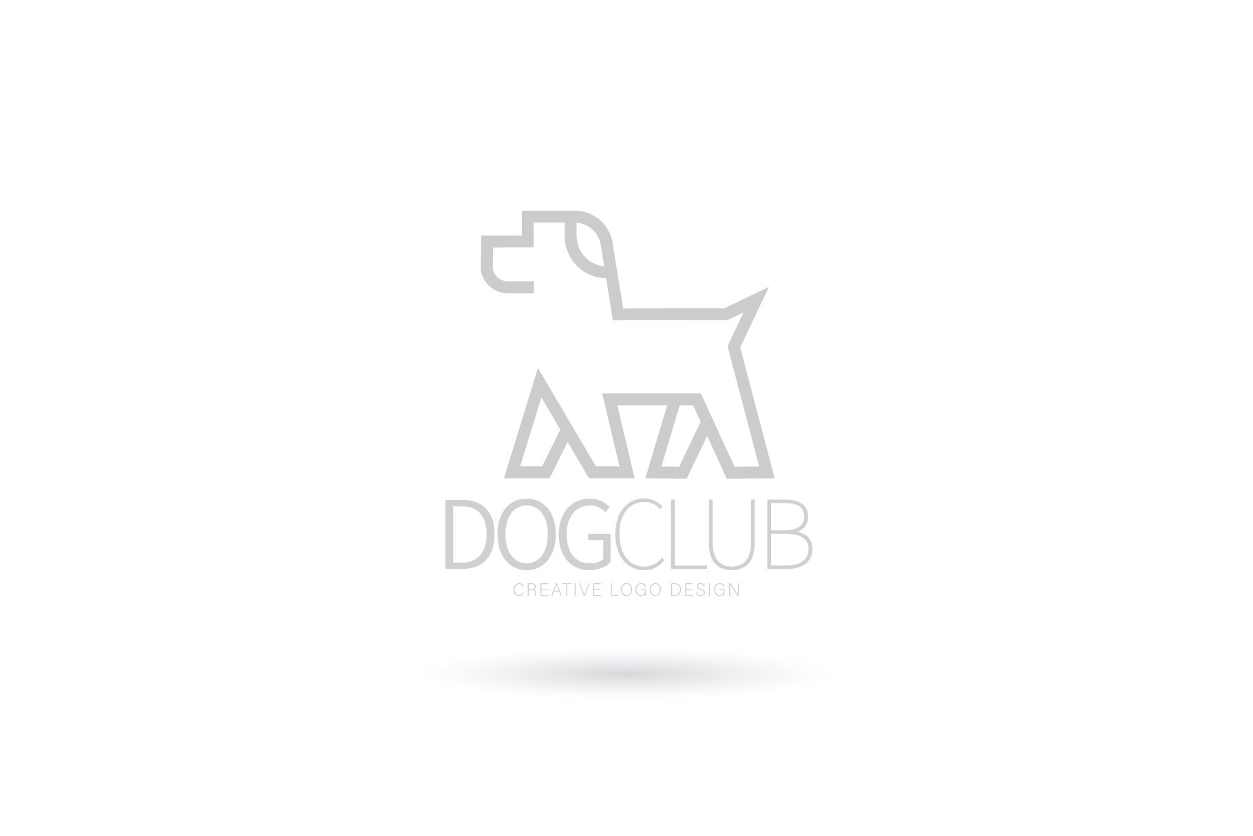 Dog logo preview image.