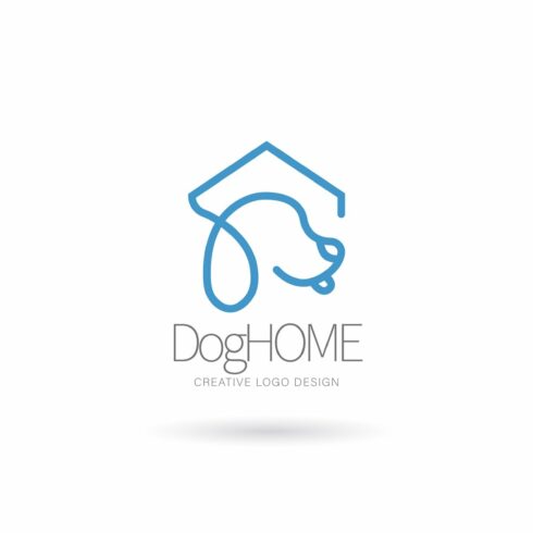 Dog home logo, Pet house logo cover image.