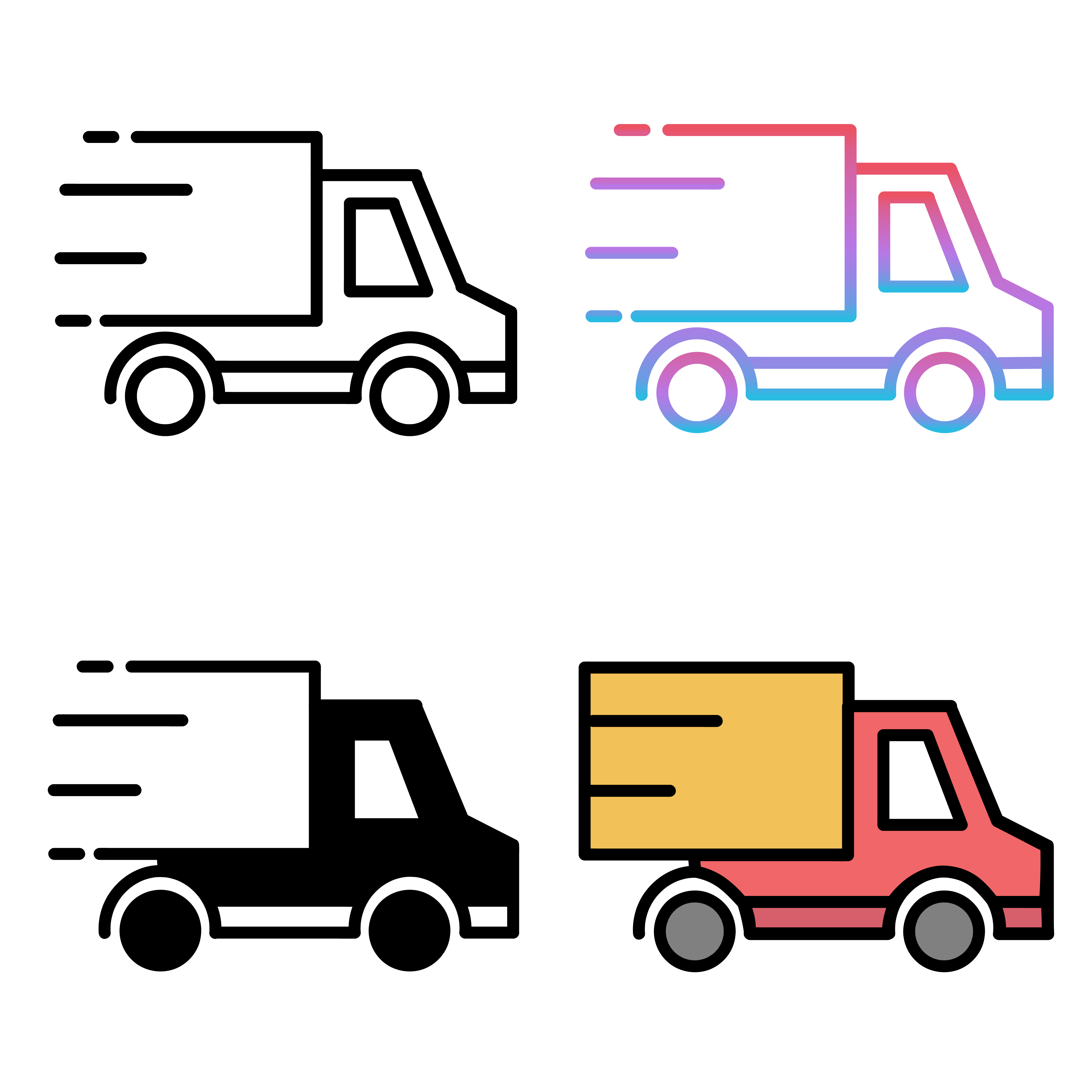 Delivery icons cover image.
