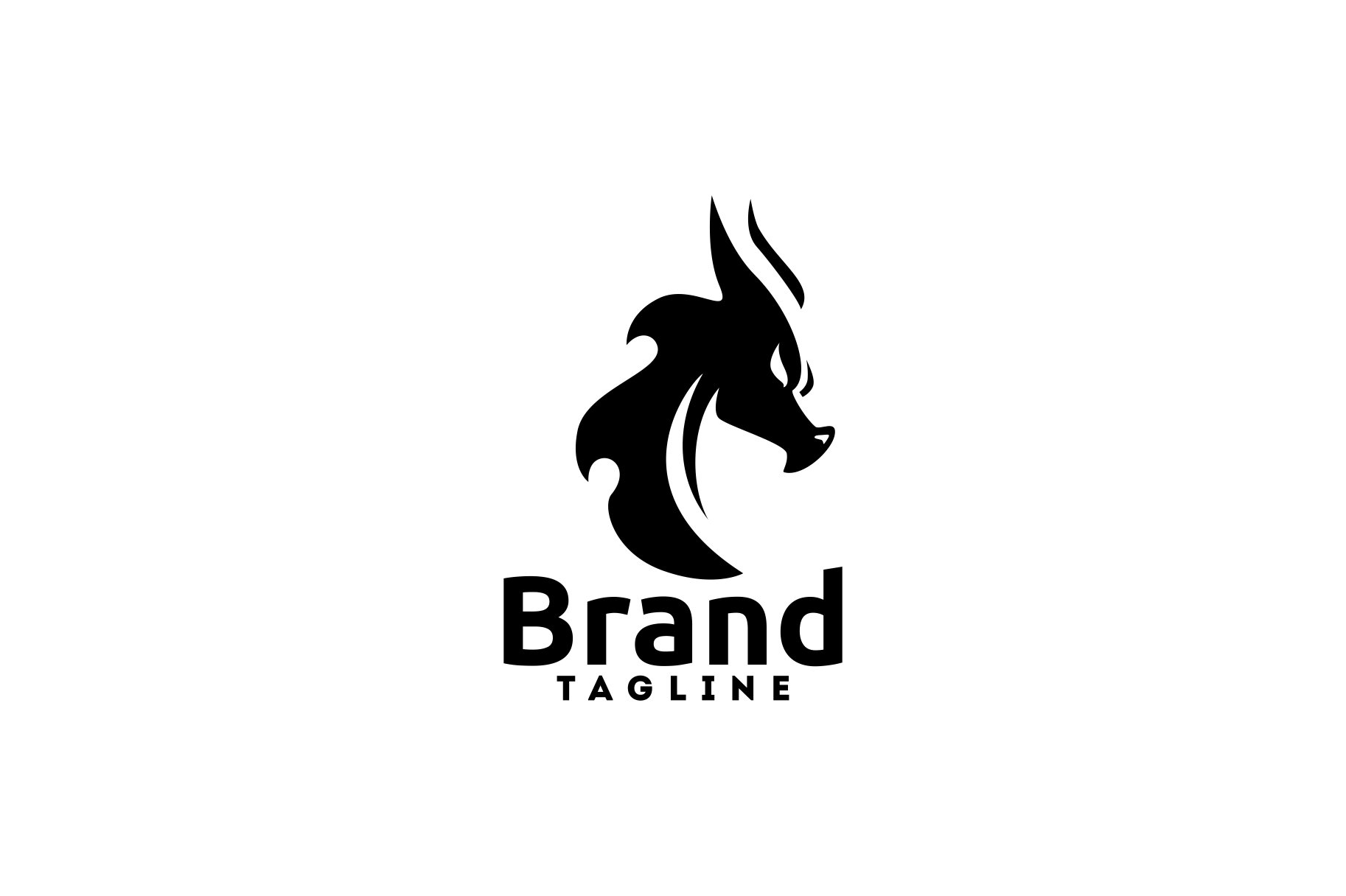 Dragon Logo Template cover image.