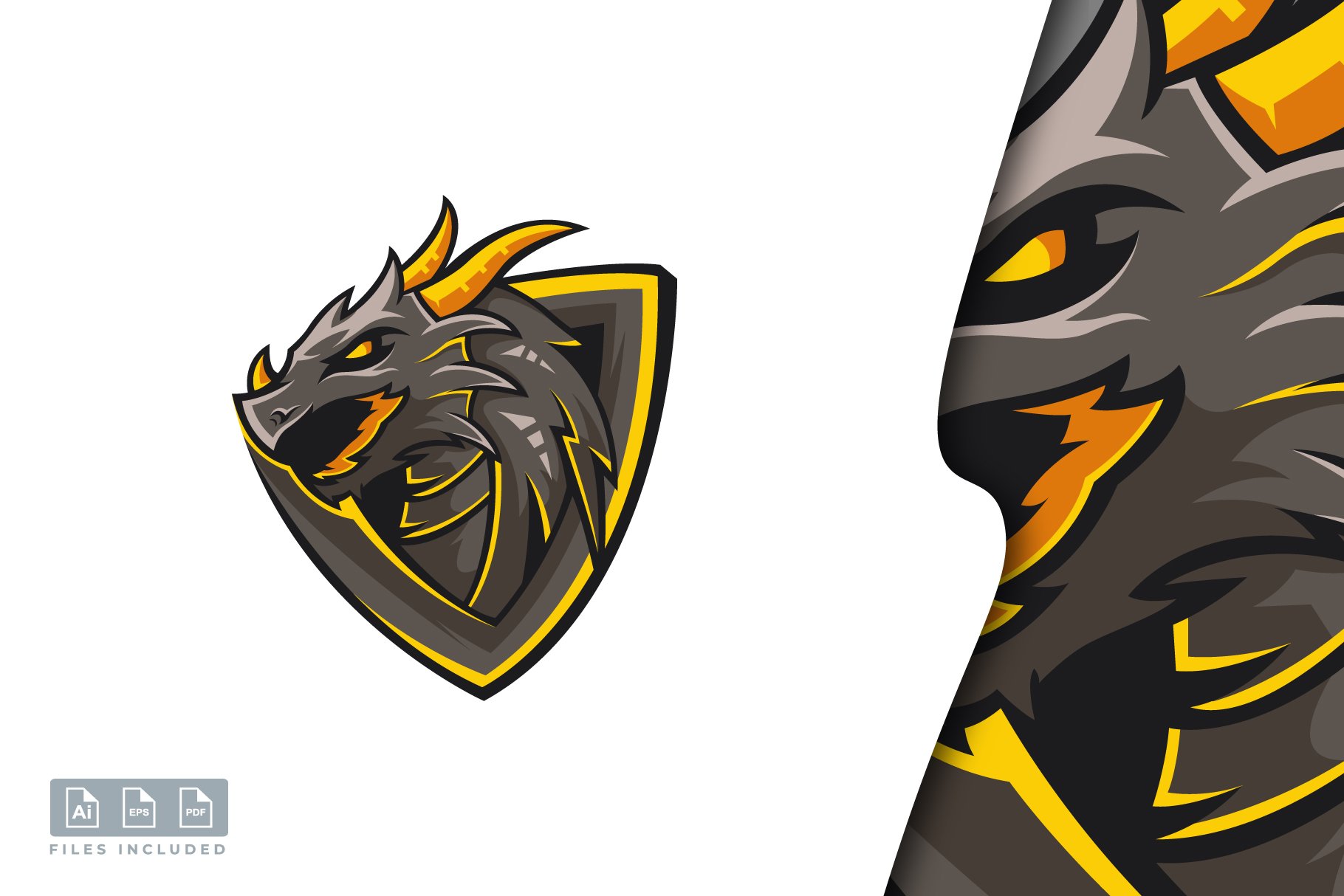 Dragon - Mascot & E-sport Logo cover image.