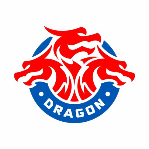 Dragon Logo Template For Esport Team cover image.