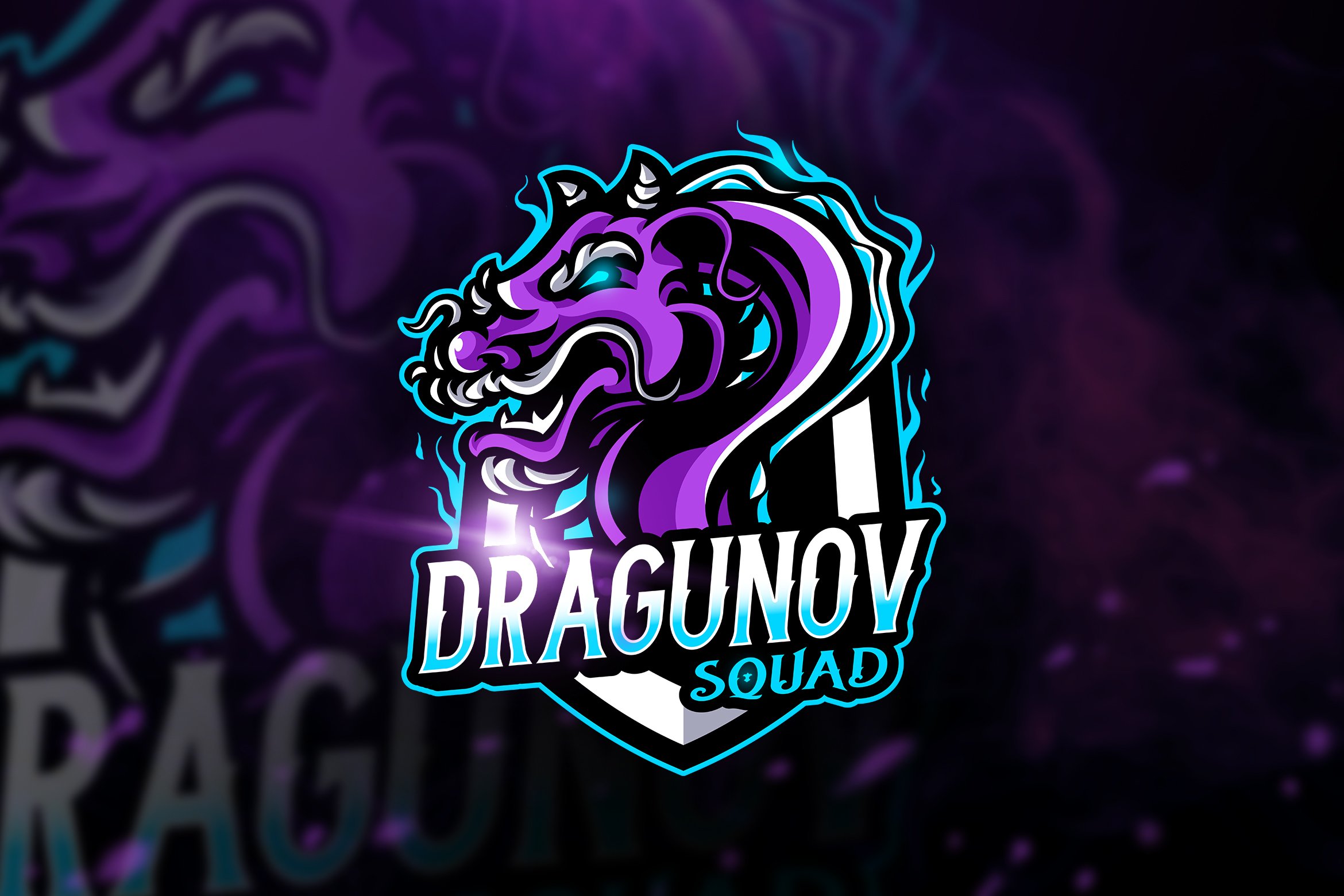 Dragunov2 Squad-Macot & Esport Logo cover image.