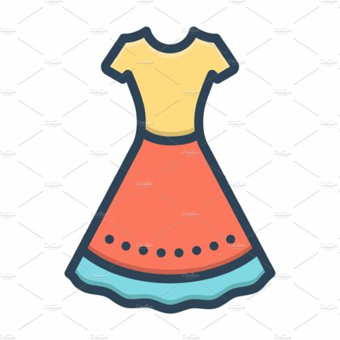 Dress frok color icon cover image.