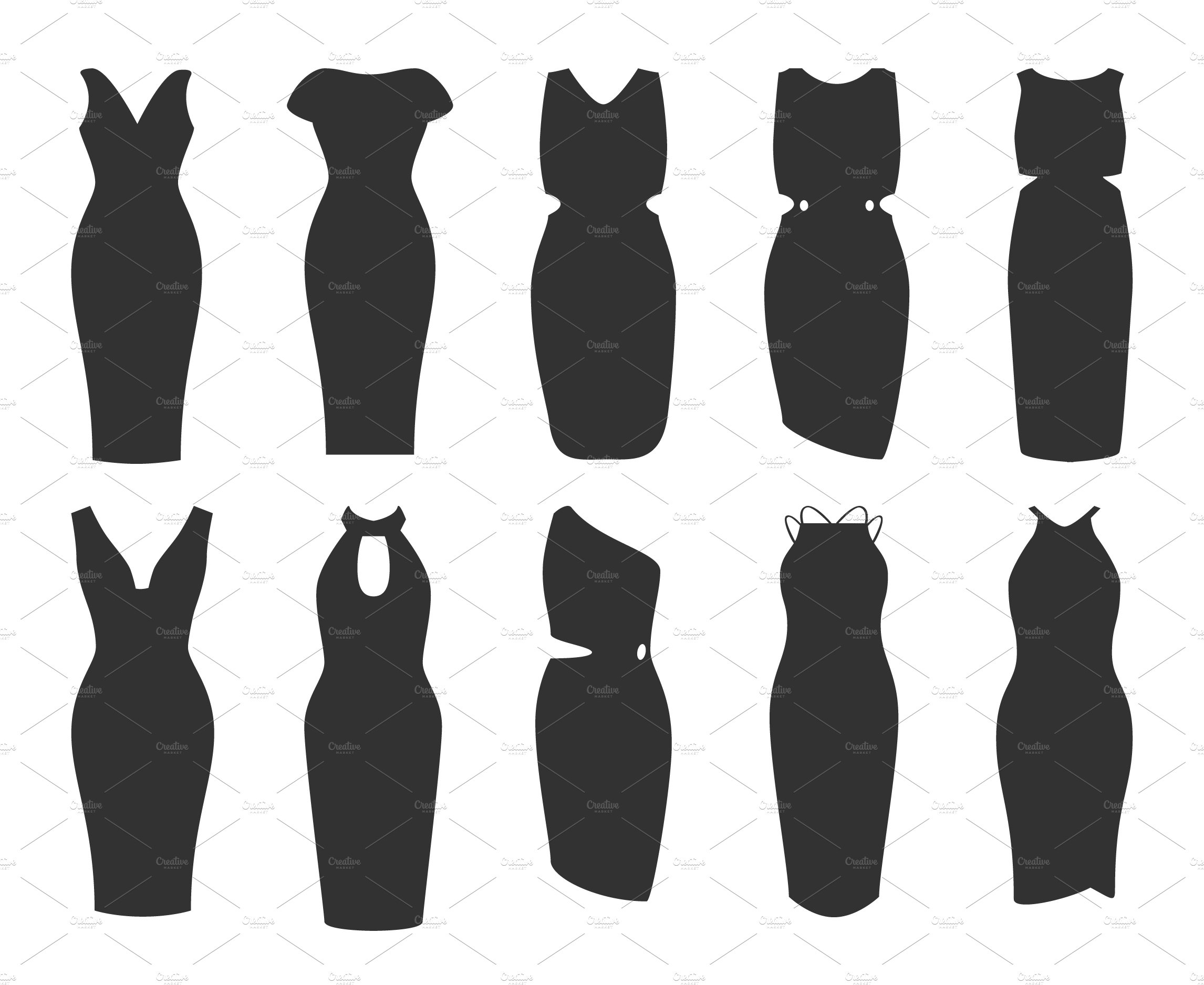 Elegant dresses collection cover image.