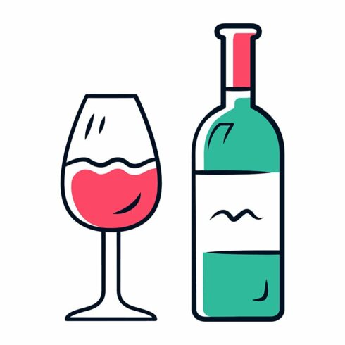 Wine color icon cover image.