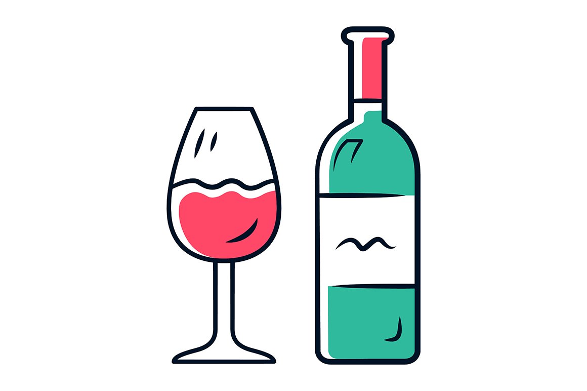 Wine color icon cover image.