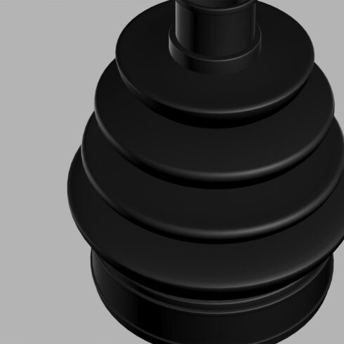 drive shaft boot for automobiles 3d illustration cover image.