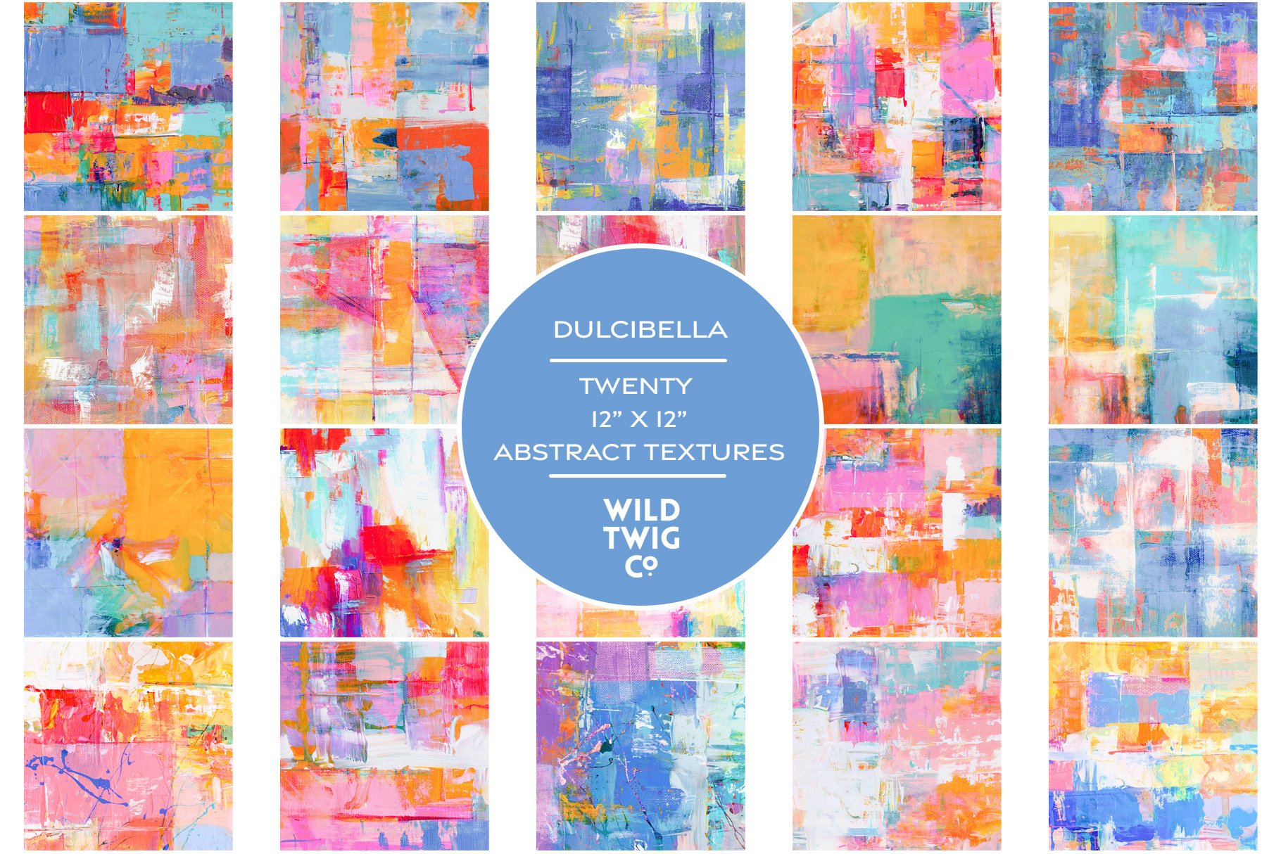 Dulcibella Abstract Painted Textures cover image.