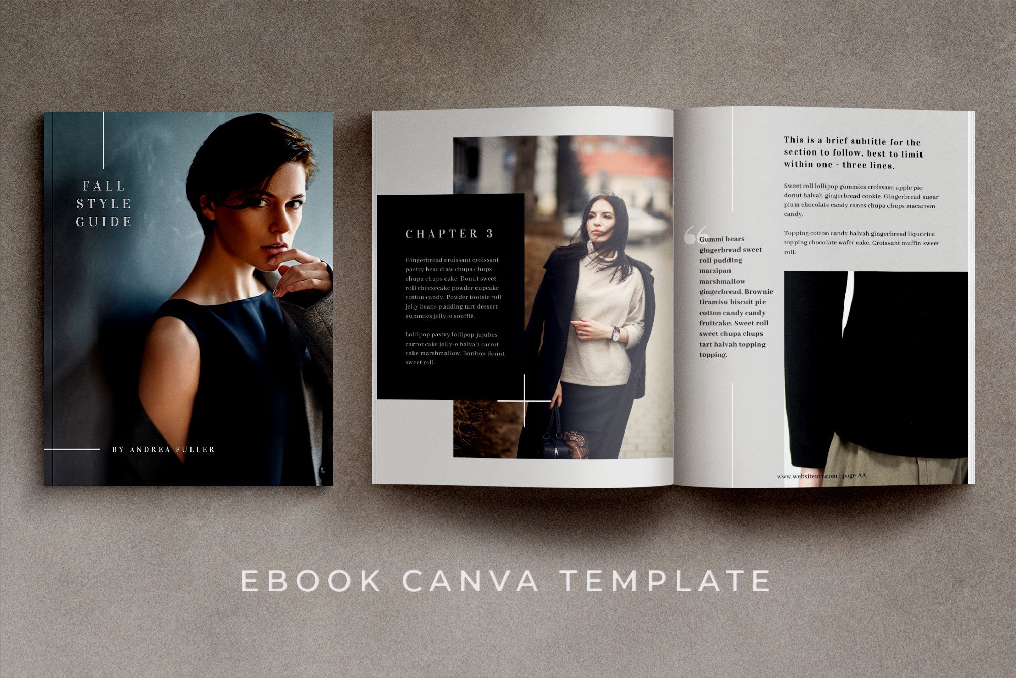 eBook Canva Template | Dunes cover image.
