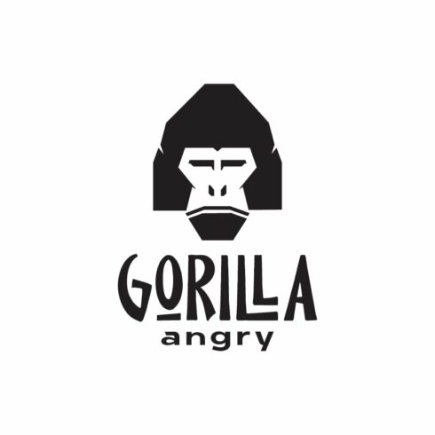 head modern angry gorilla logo cover image.