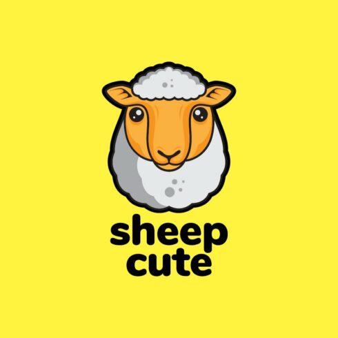 colored cute little sheep logo cover image.